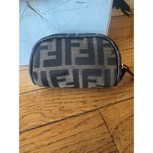 Fendi Zipper Pouch Small Wallet Coin Purse